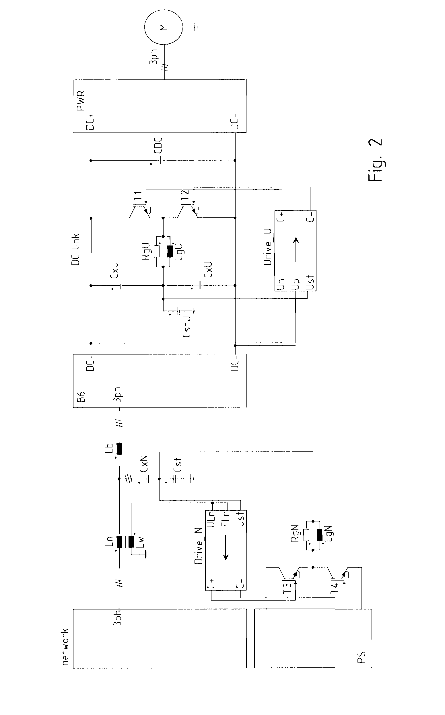 Active emc filter