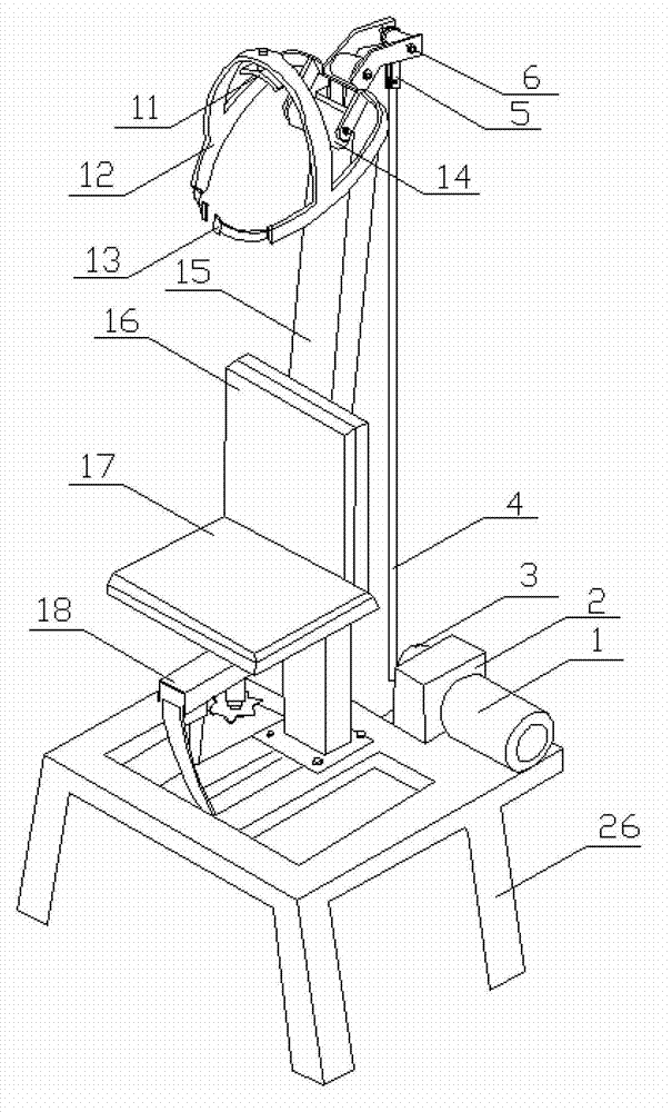 Electromechanical integrated cervical spondylosis rehabilitation device