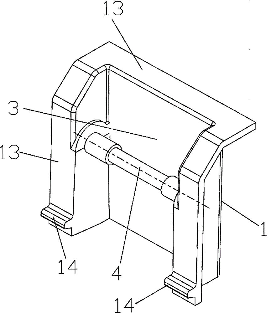 A hinge that is easy to disassemble