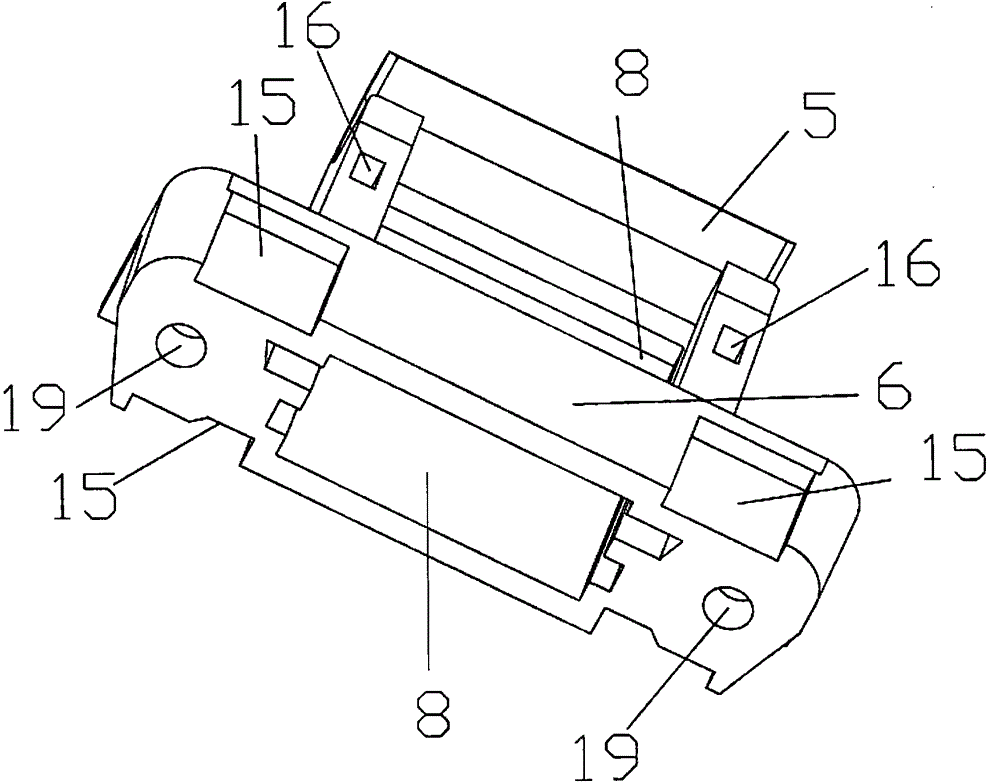 A hinge that is easy to disassemble