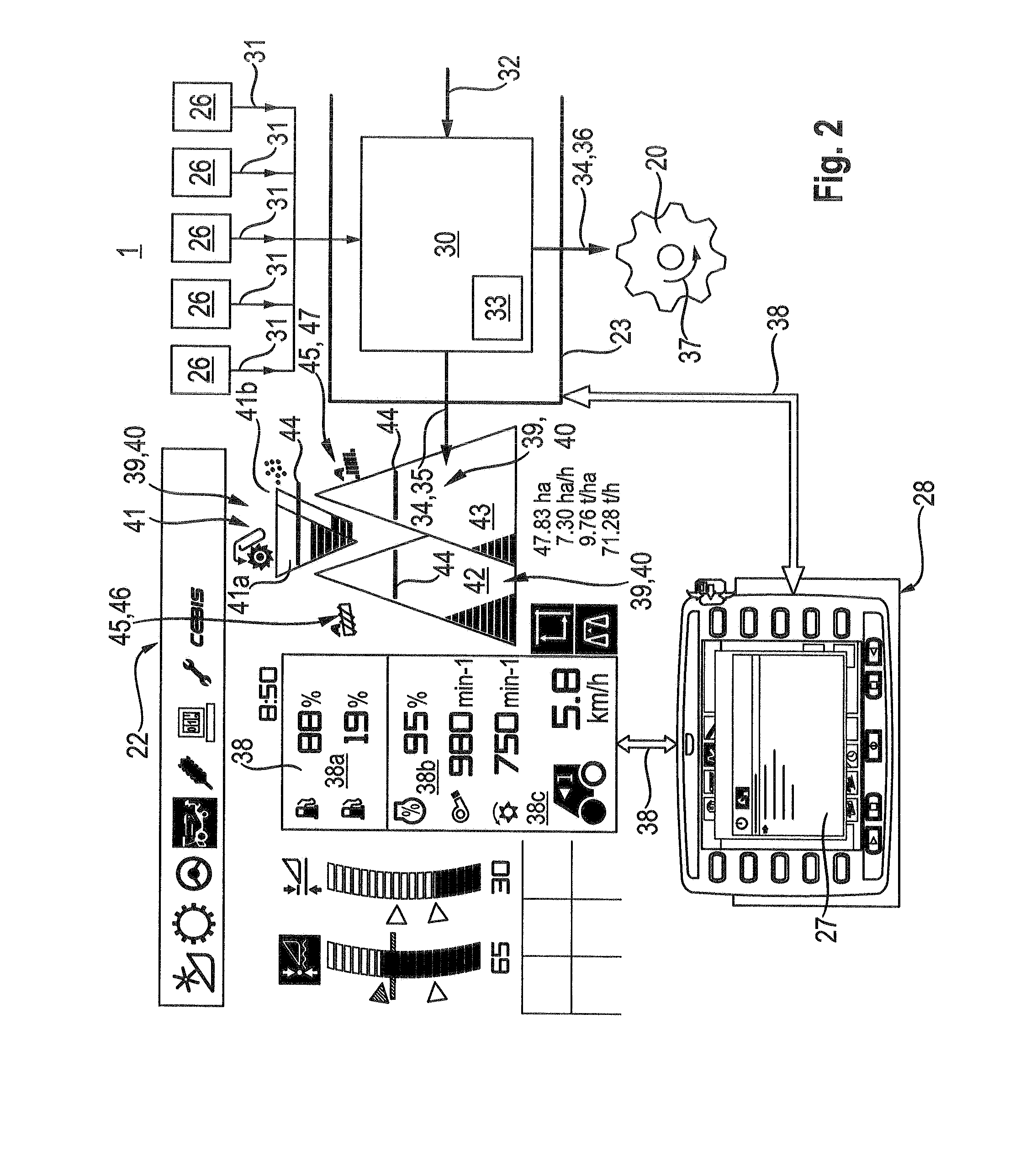 Driver assistance system for agricultural working machine