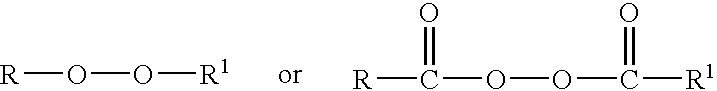 Method for producing organic peroxides and their use in the radical polymerization of monomers