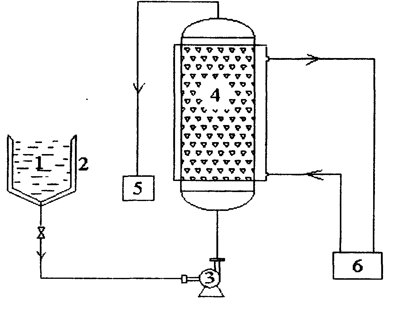 Treating method for efficiently catalyzing and oxidizing chlor-alkali industrial waste water