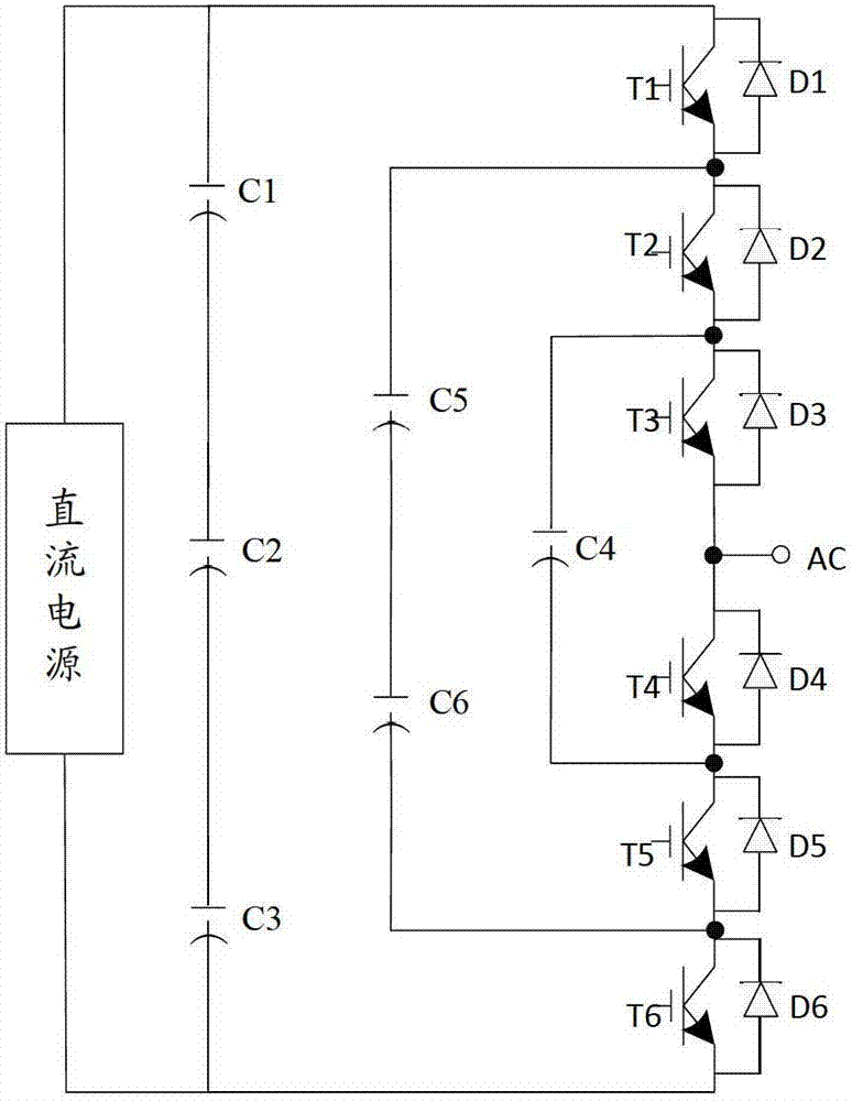 Four-level inversion topological unit and four-level inverter