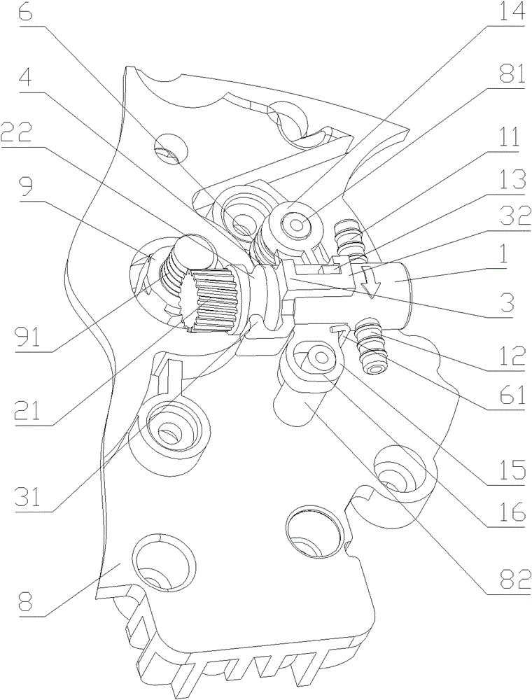 Oil pump for chain saw