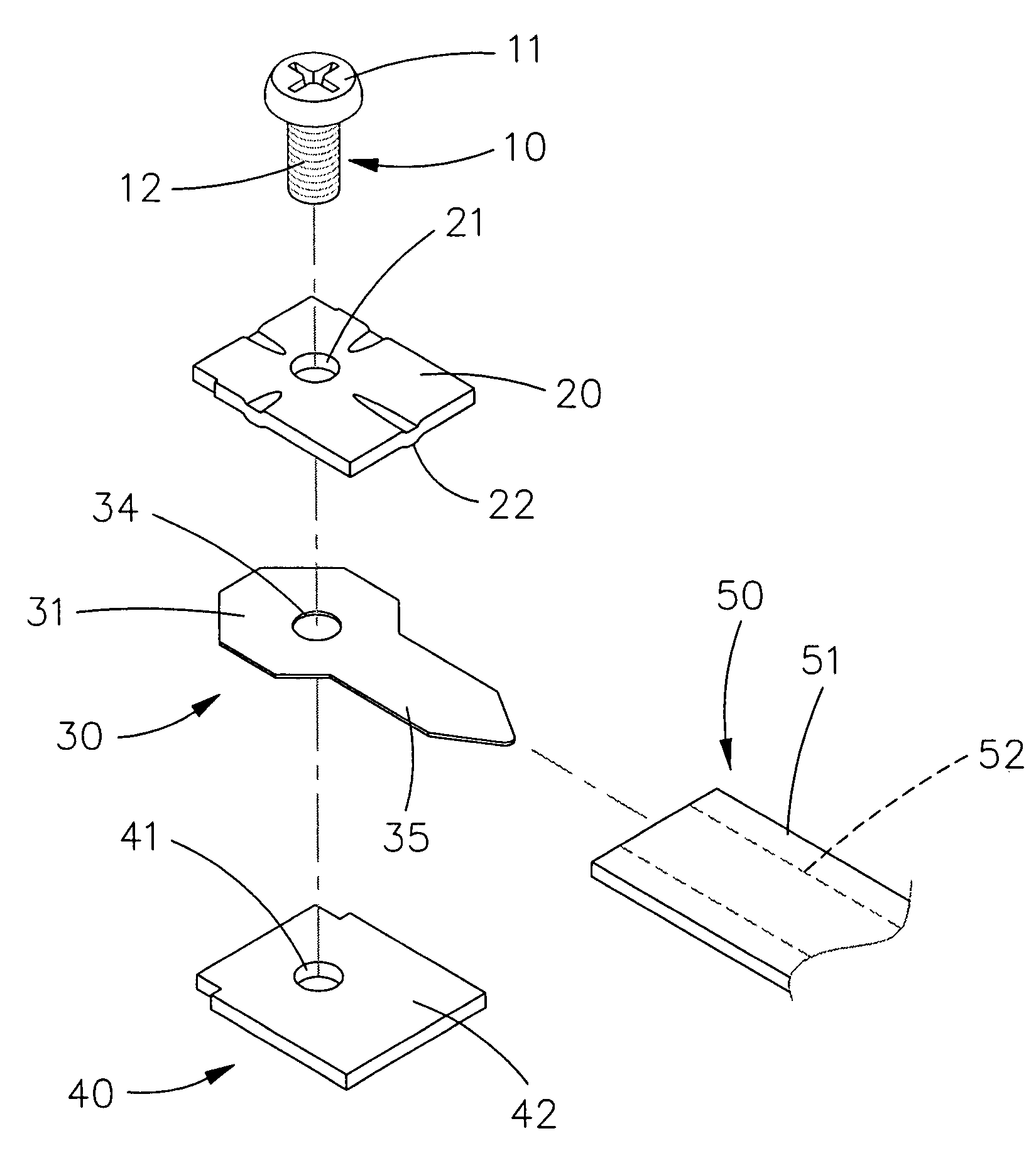 Connection device for signal wire