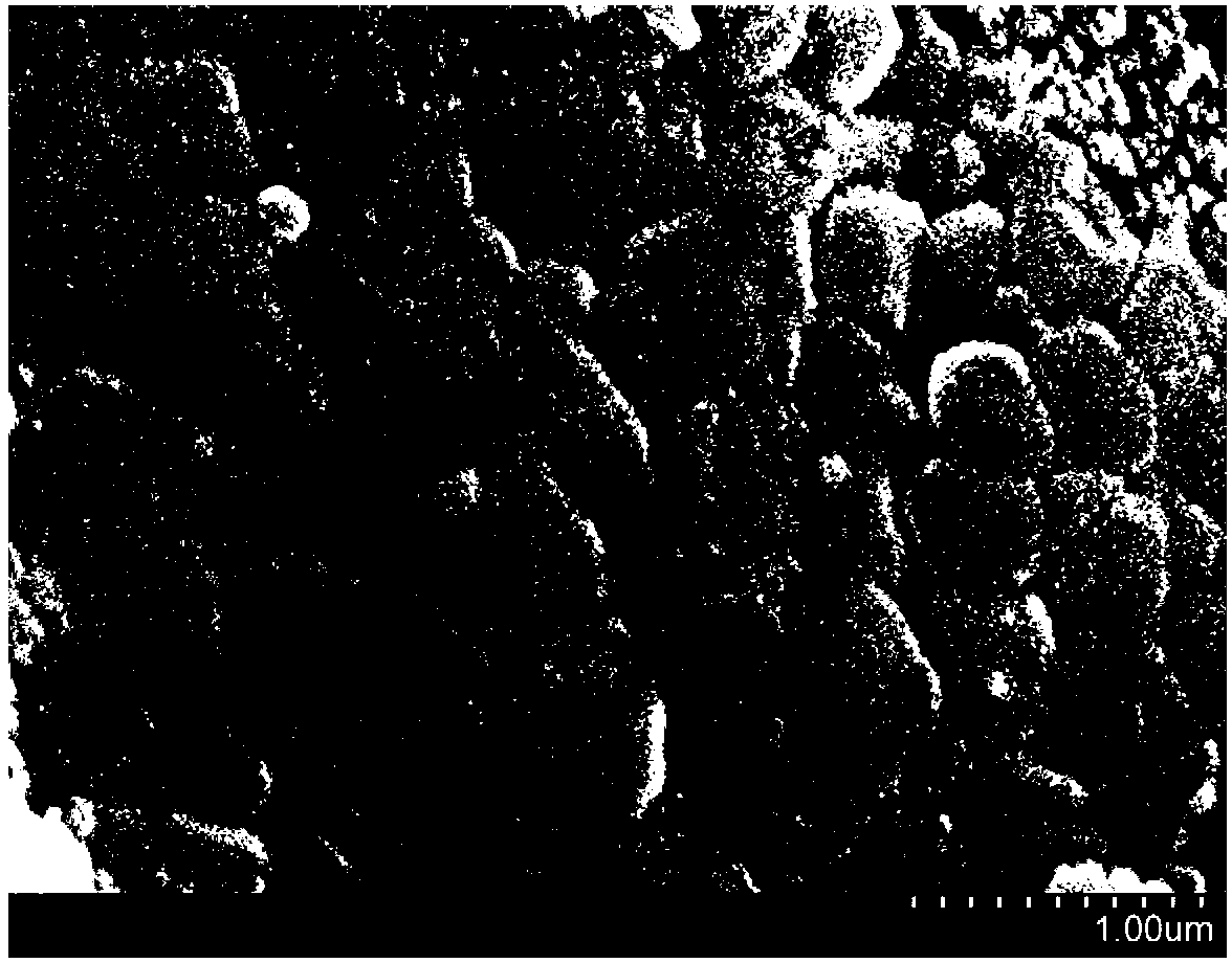 Method for preparing potassium sodium niobate functional ceramic film on glass base surface by using laser