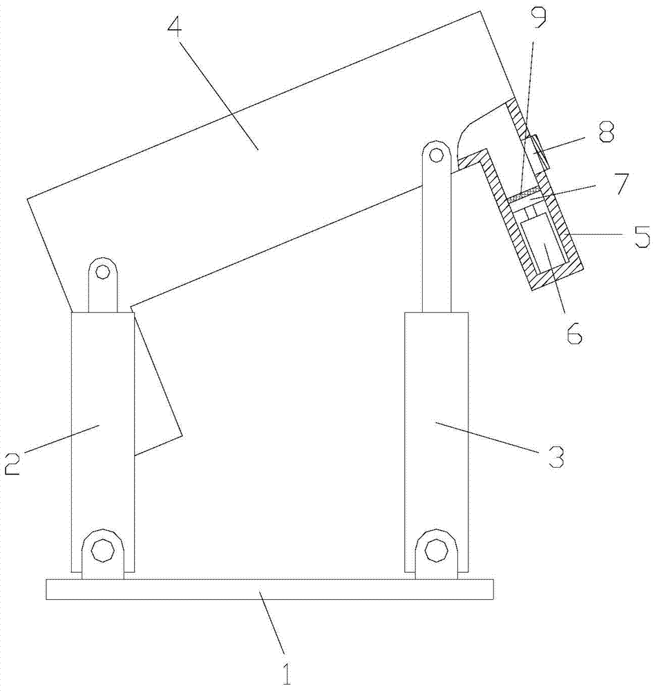 Double-sided push-piece multi-angle mobile phone anti-drop detection device