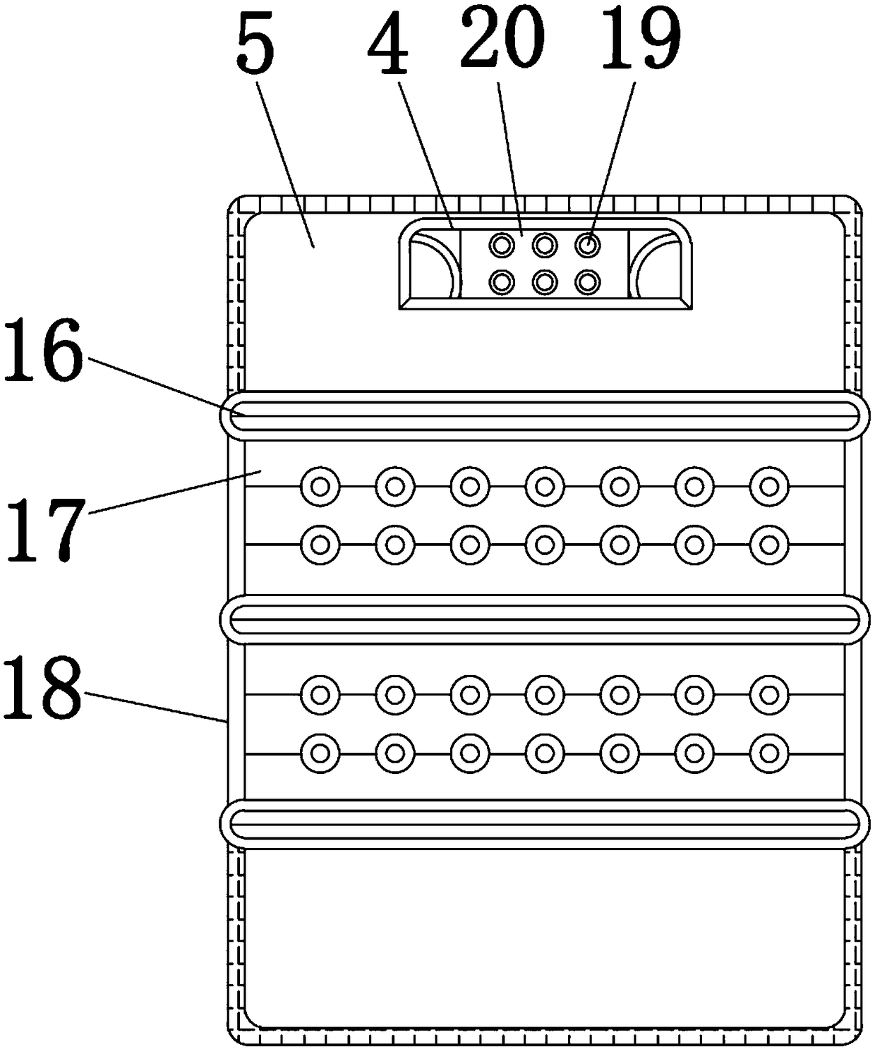 Anti-theft sharing folding bed