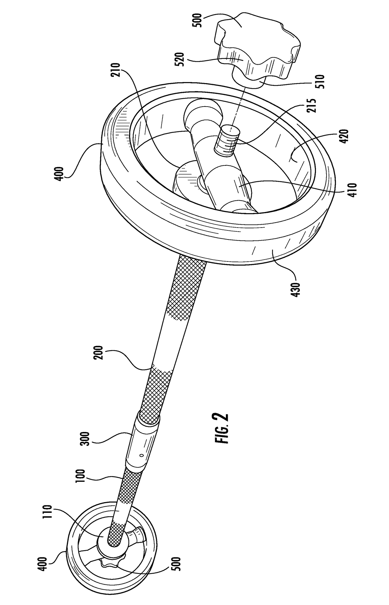 Device and method of use for a versatile fitness bar