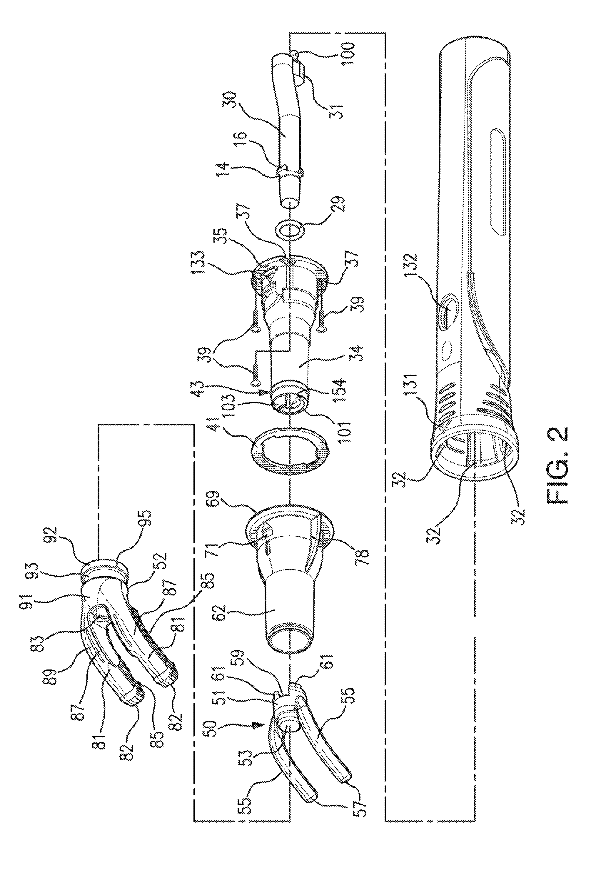 System and method for pain reduction skin puncture and breakable tip therefor