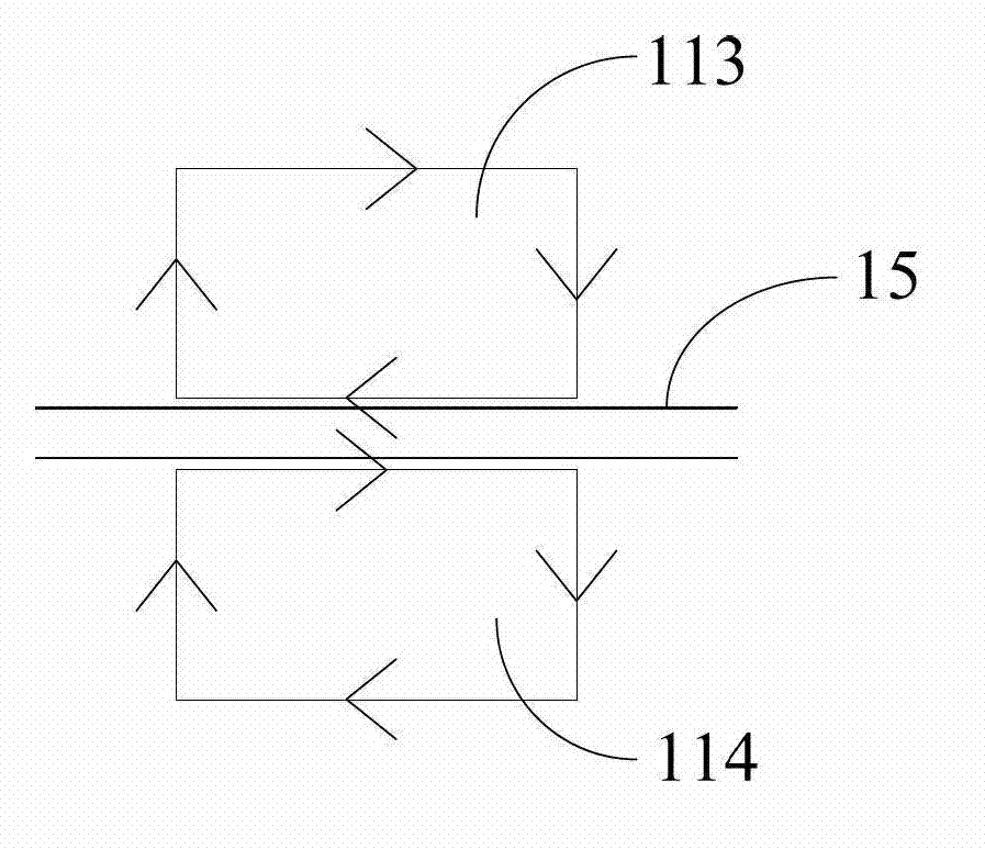 Electric energy meter and current sampling device thereof