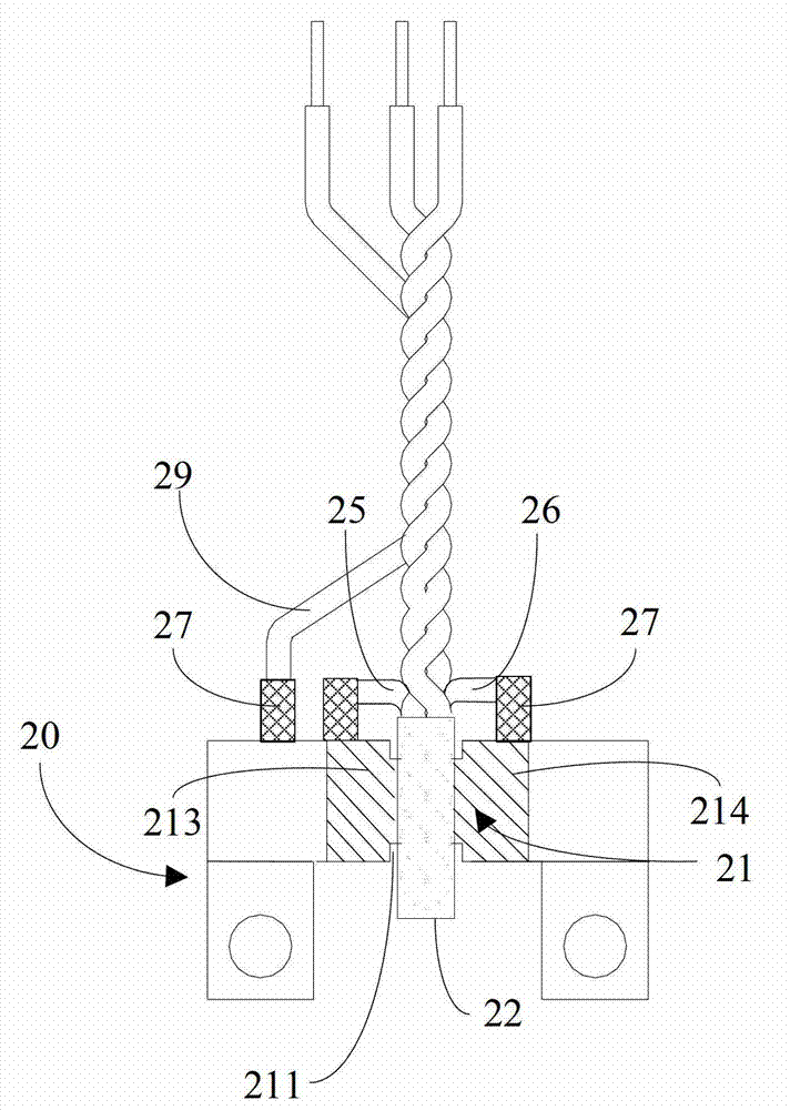 Electric energy meter and current sampling device thereof