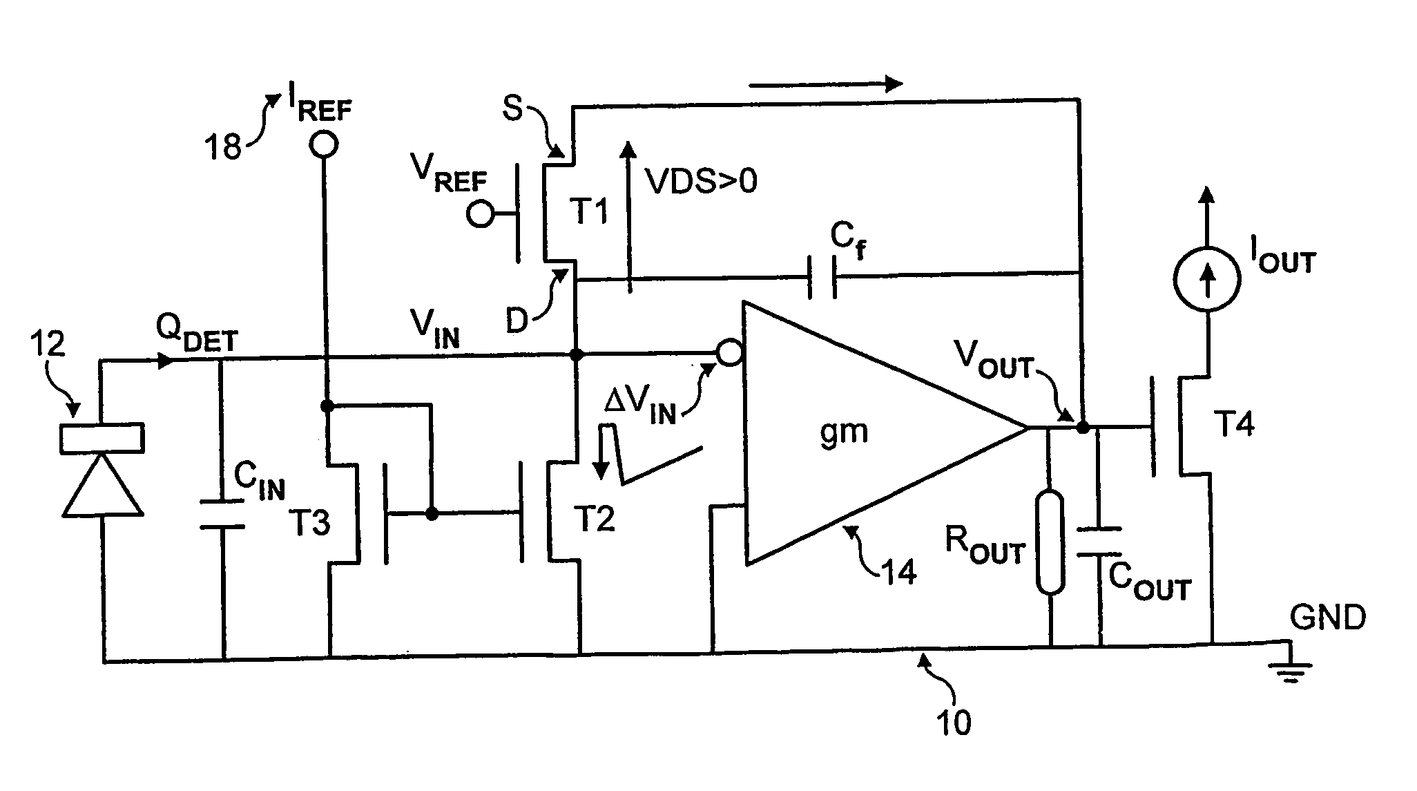 Charge or particle sensing