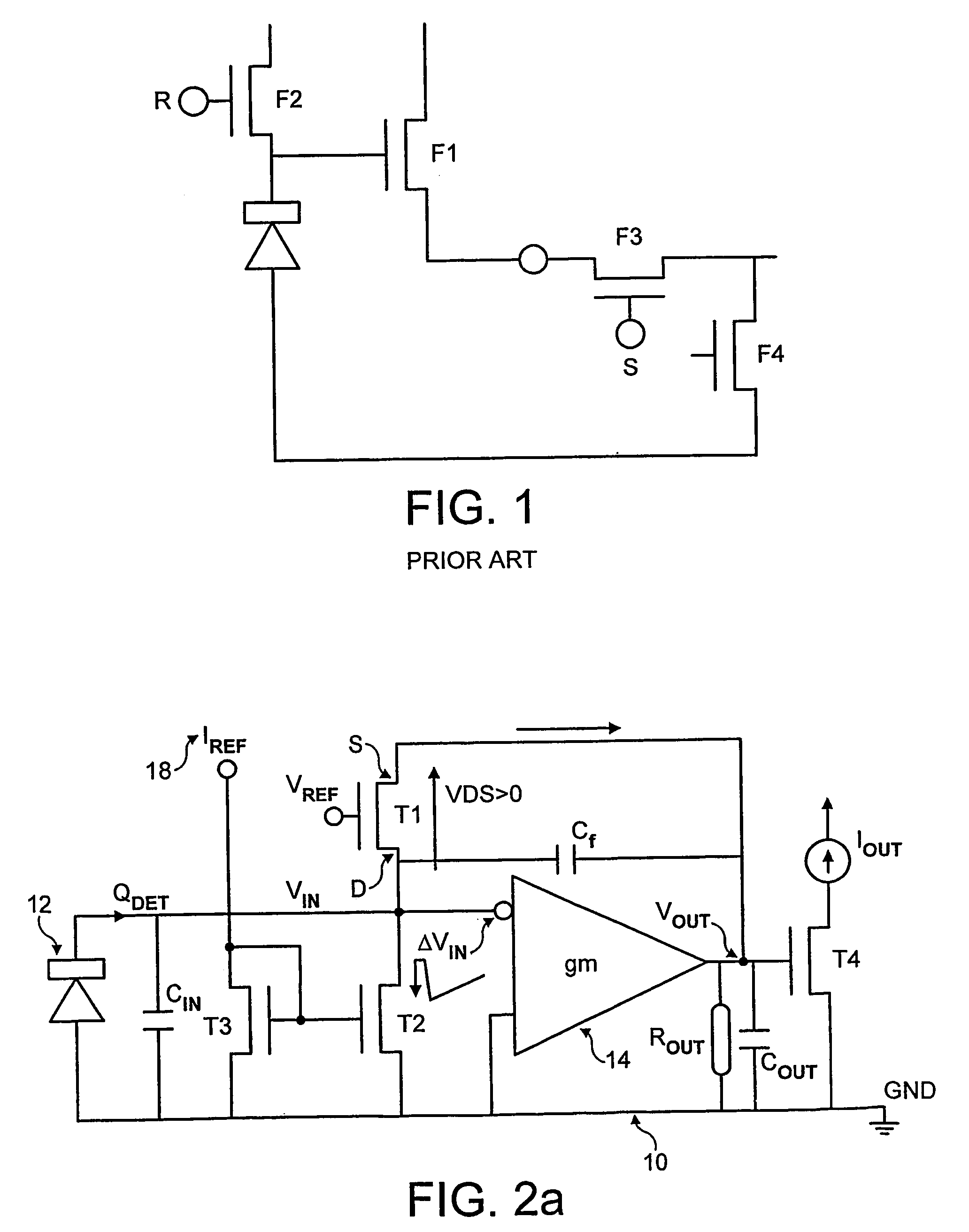 Charge or particle sensing