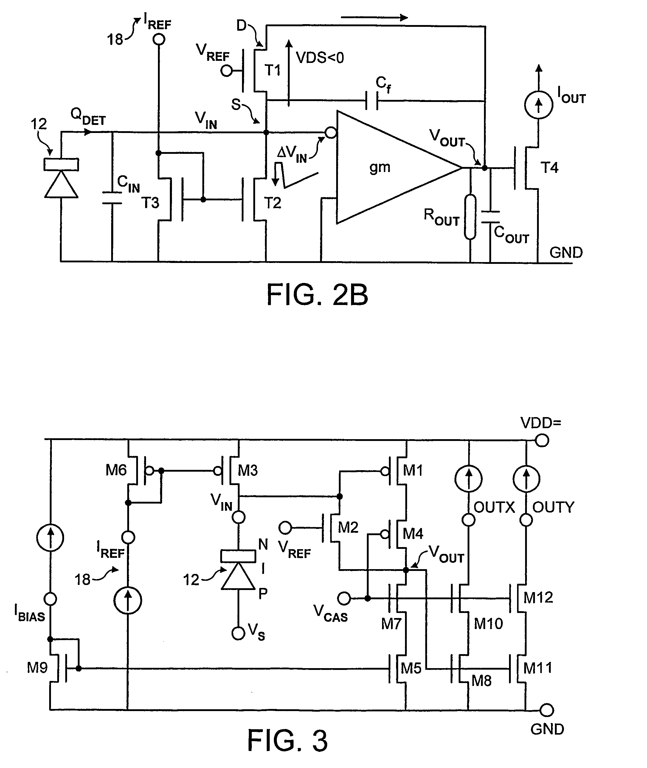 Charge or particle sensing