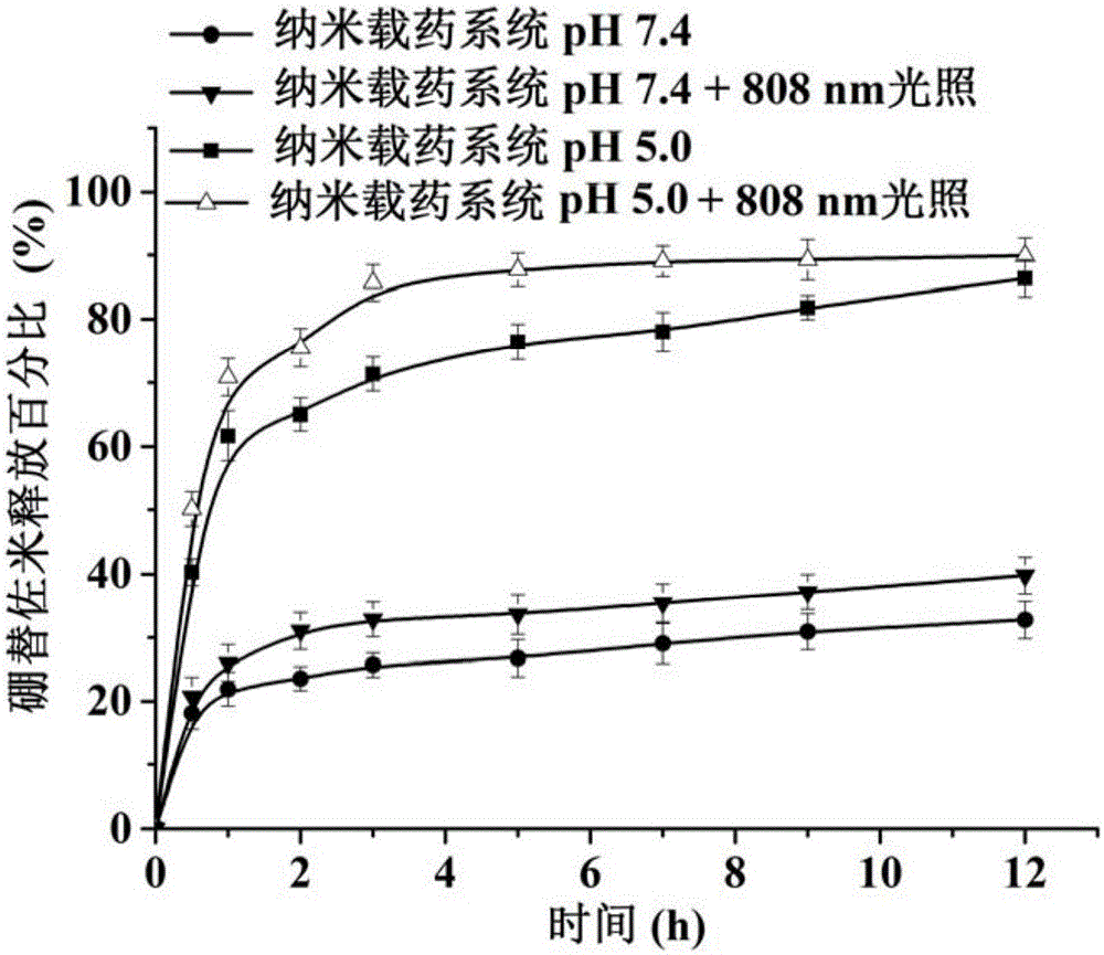 Nanometer drug-loading system as well as preparation method and application thereof