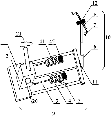 Indoor limb movement apparatus suitable for old people