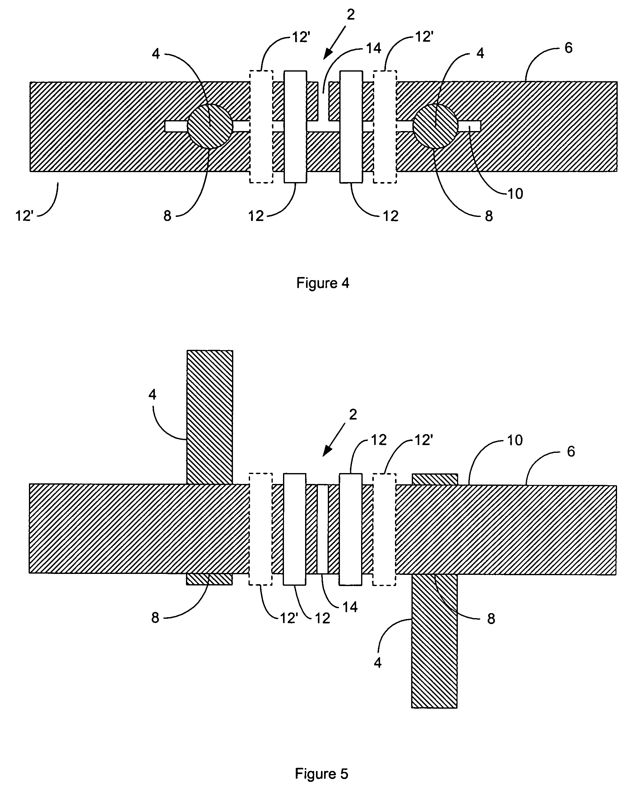 Gas tight electrical connections with shape memory retainers