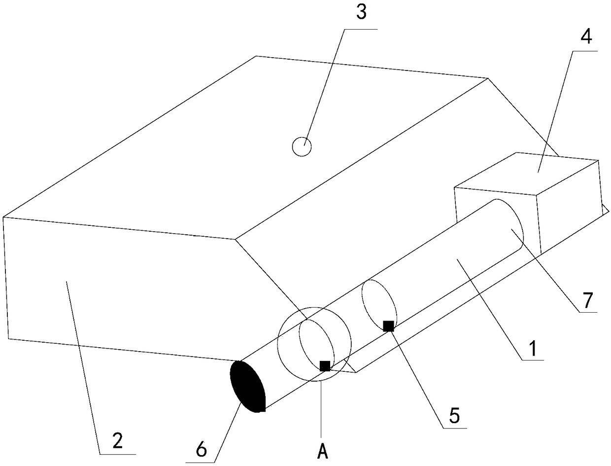 Test system and method for simulating impact of terrorist attack surface blast on gas pipeline