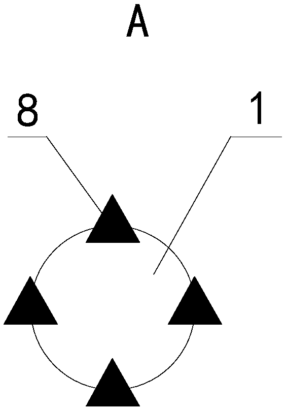 Test system and method for simulating impact of terrorist attack surface blast on gas pipeline