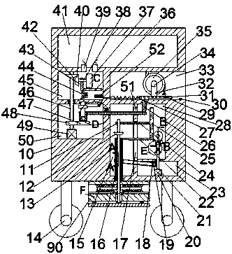 Movable charging pile with emergency protection circuit device