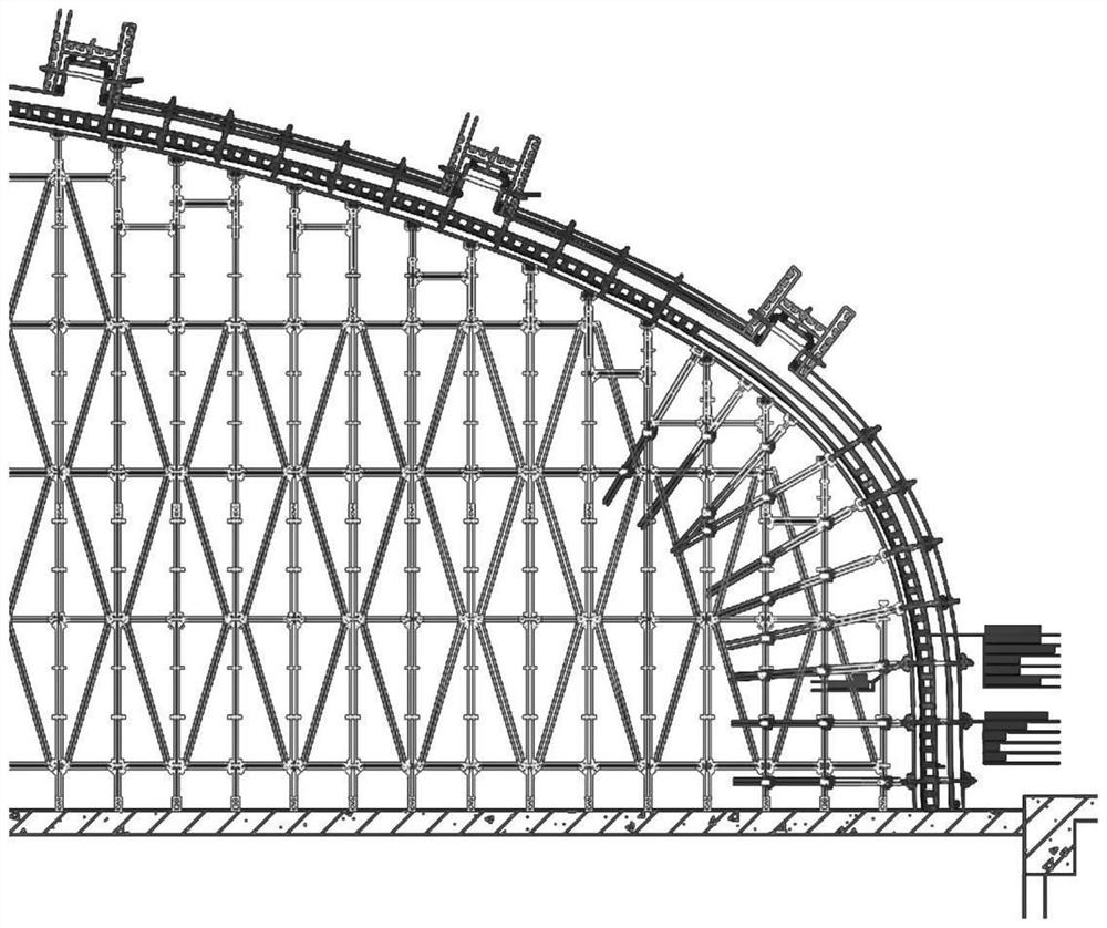 Assembling method of special-shaped double-curved-surface bare concrete wall