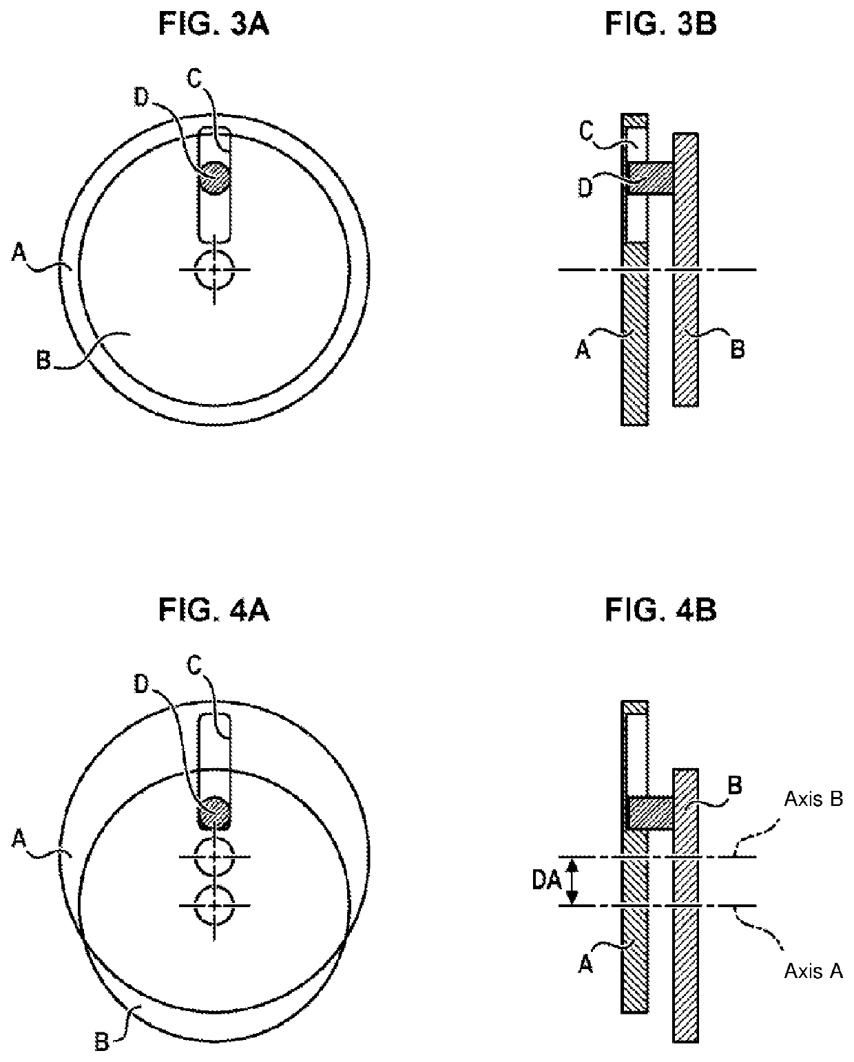 Fluidic rotor having orientable blades with improved blade control