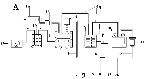 Method for microwave heating reducing of composite strong mine pressure of thick and hard top plate and left coal pillar