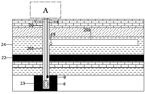 Method for microwave heating reducing of composite strong mine pressure of thick and hard top plate and left coal pillar