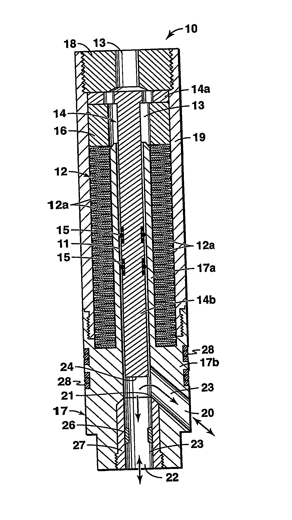 Slurry tolerant pilot operated relief valve