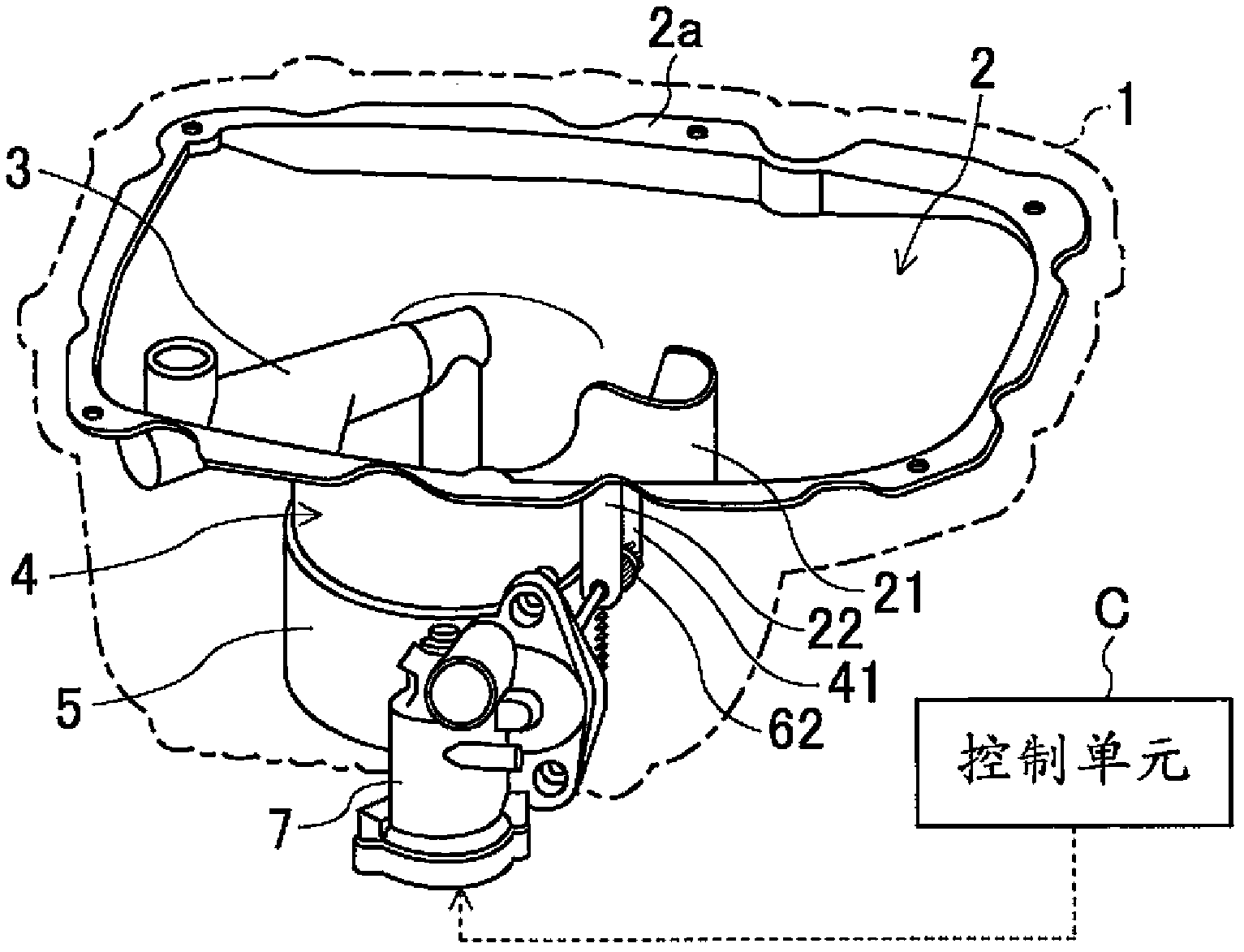 Oil pan structure