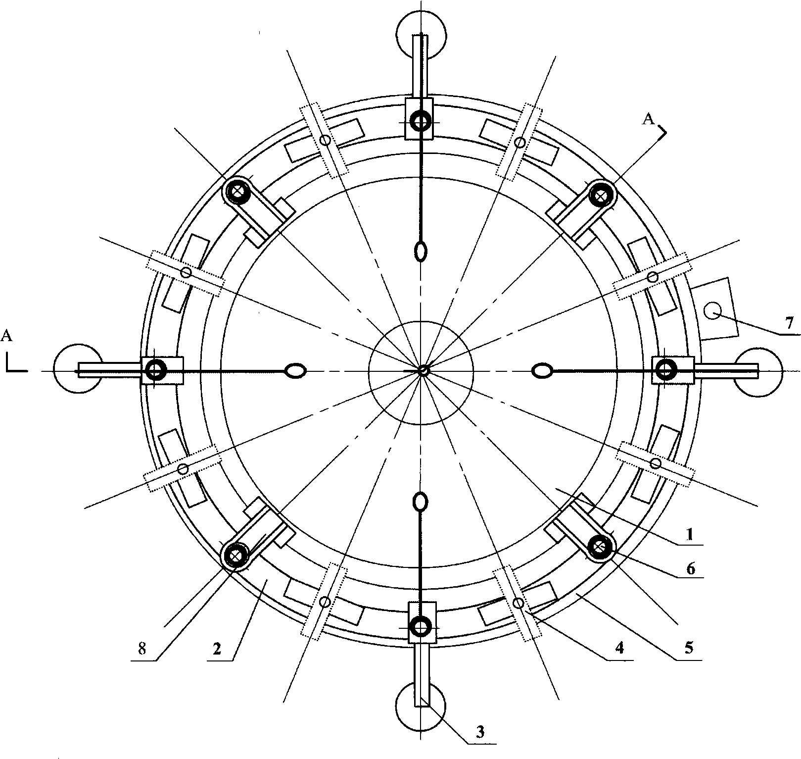 Method for automatically closing coal mine explosion-proof cover (door) after opening by explosion shock wave