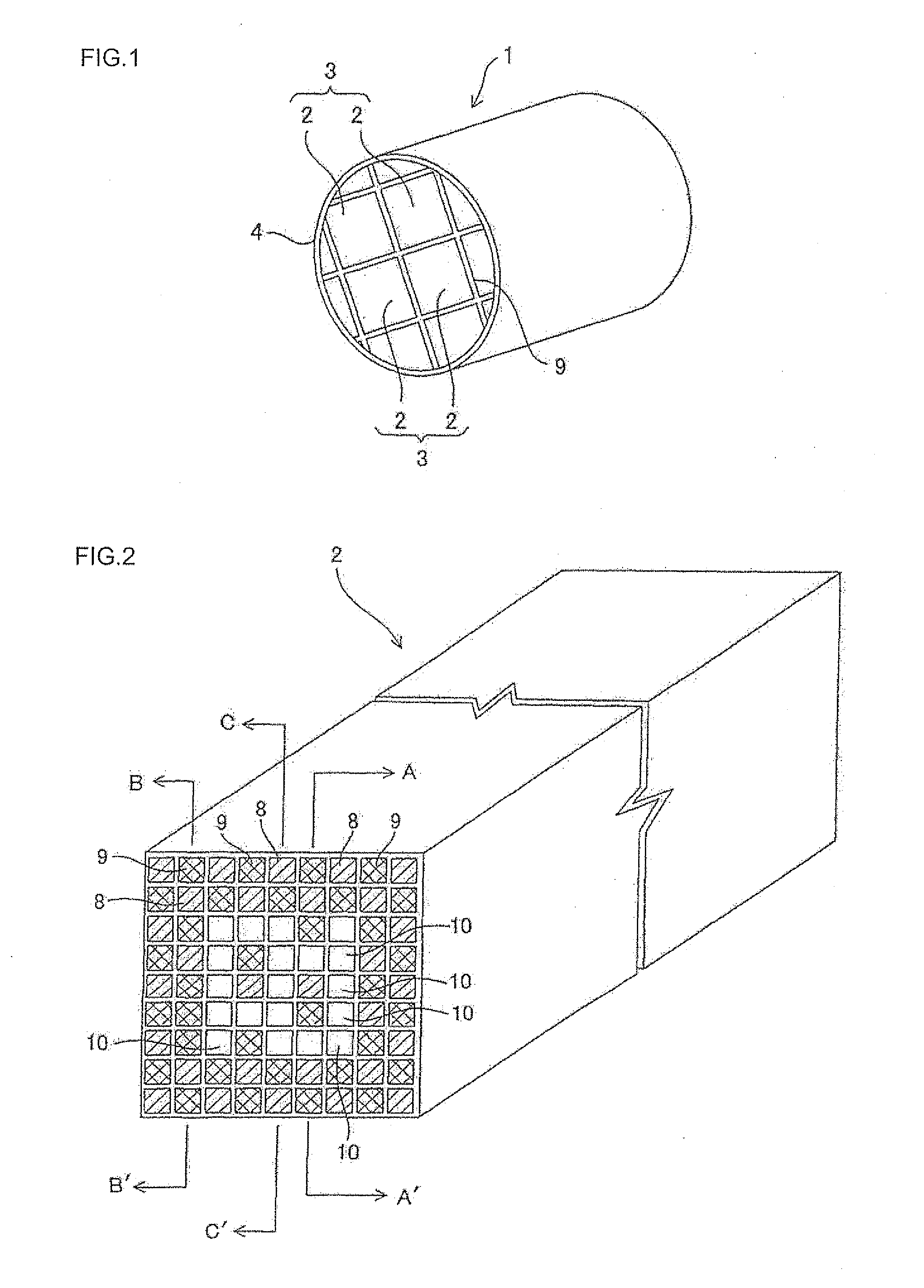 Partially plug-less dpf