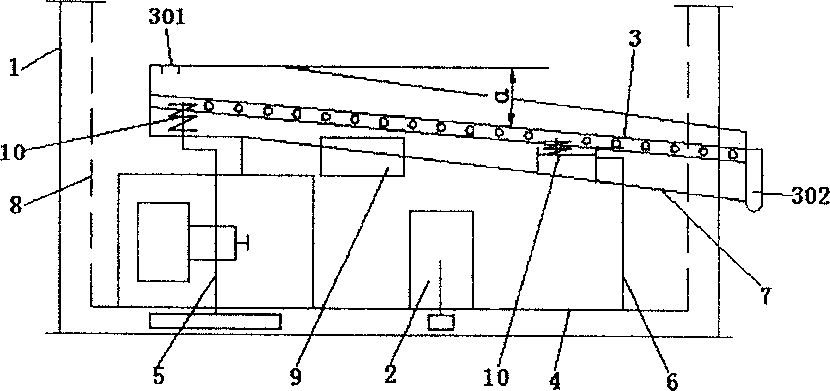 Three-kind-force sieving machine for superfine powder