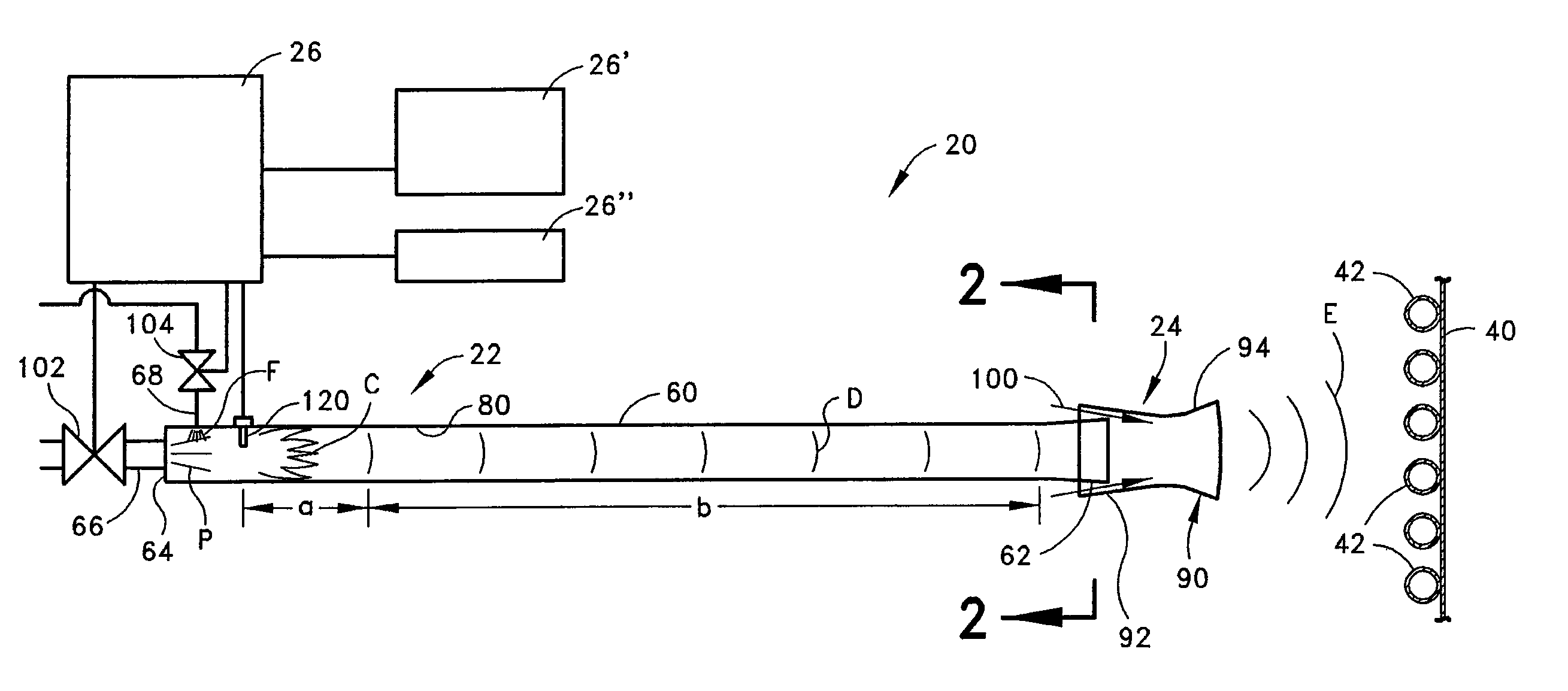 Device to improve effectiveness of pulse detonation cleaning