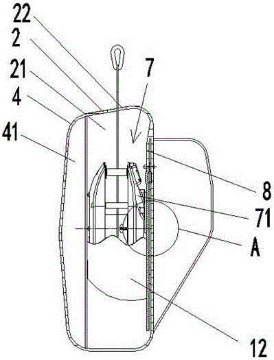 Backpack type personal high-rise escape device