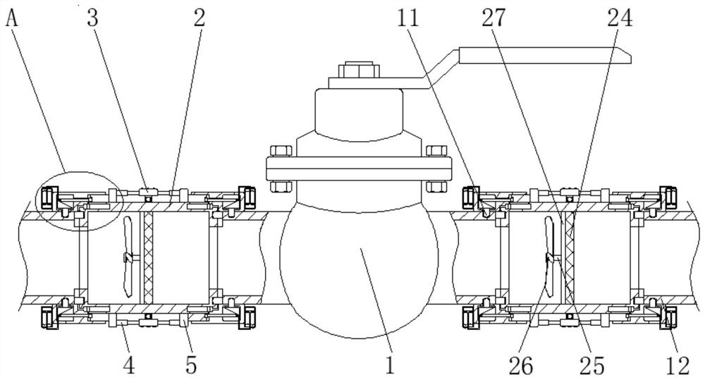 Valve adjusting and replacing assembly for industrial pipeline and using method of valve adjusting and replacing assembly