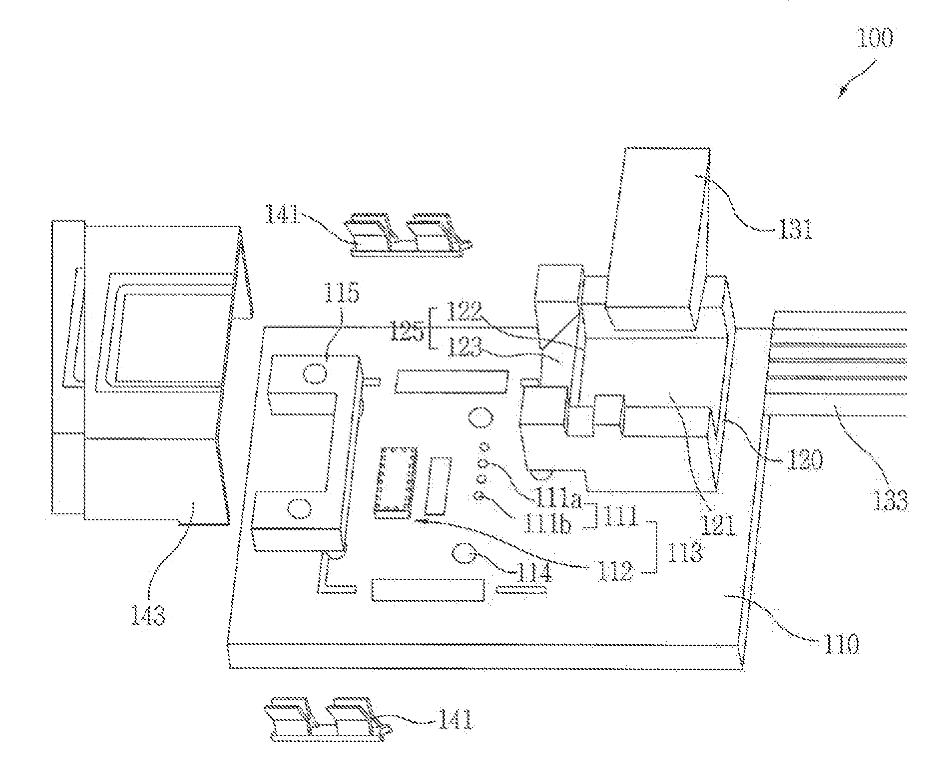 Optical transmission and receiving device for implementing passive alignment of components and method for passively aligning components