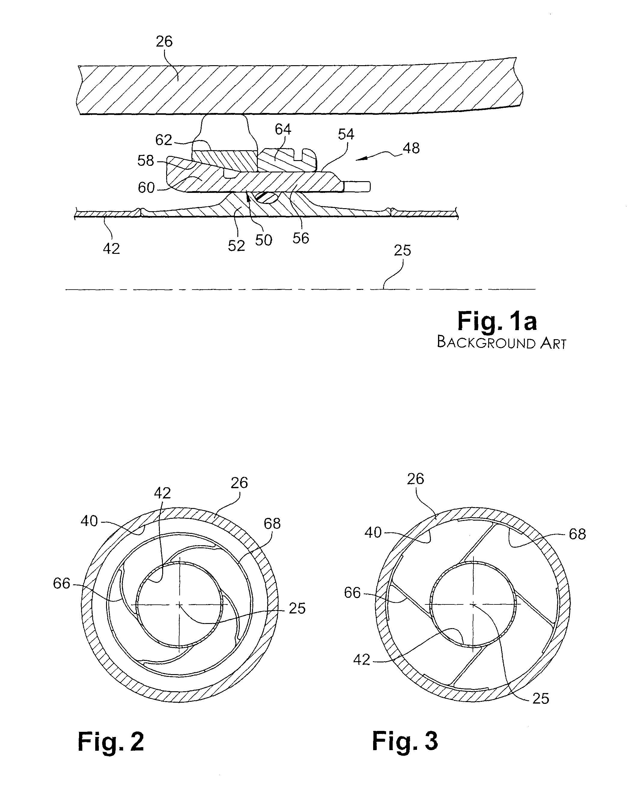 Centering a part inside a shaft