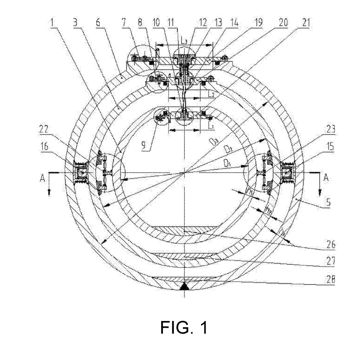 Self-balanced pressure hull device