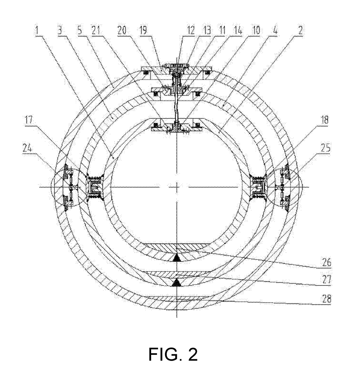 Self-balanced pressure hull device