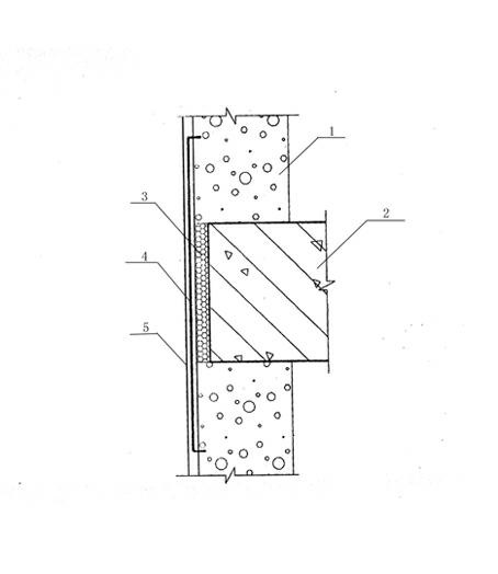 Automatic heat preservation, energy saving and air-entrapping concrete brick wall and manufacturing method thereof