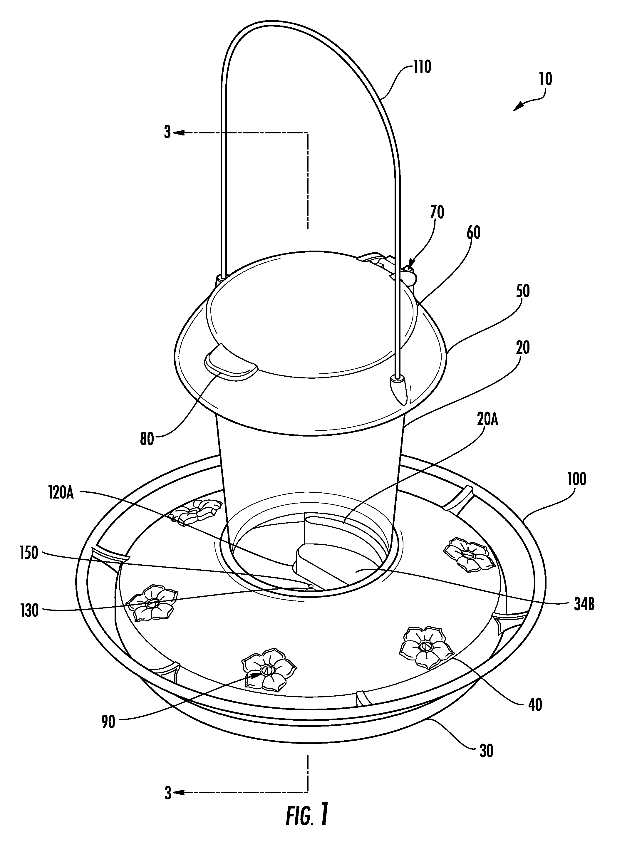 Nectar feeder with float