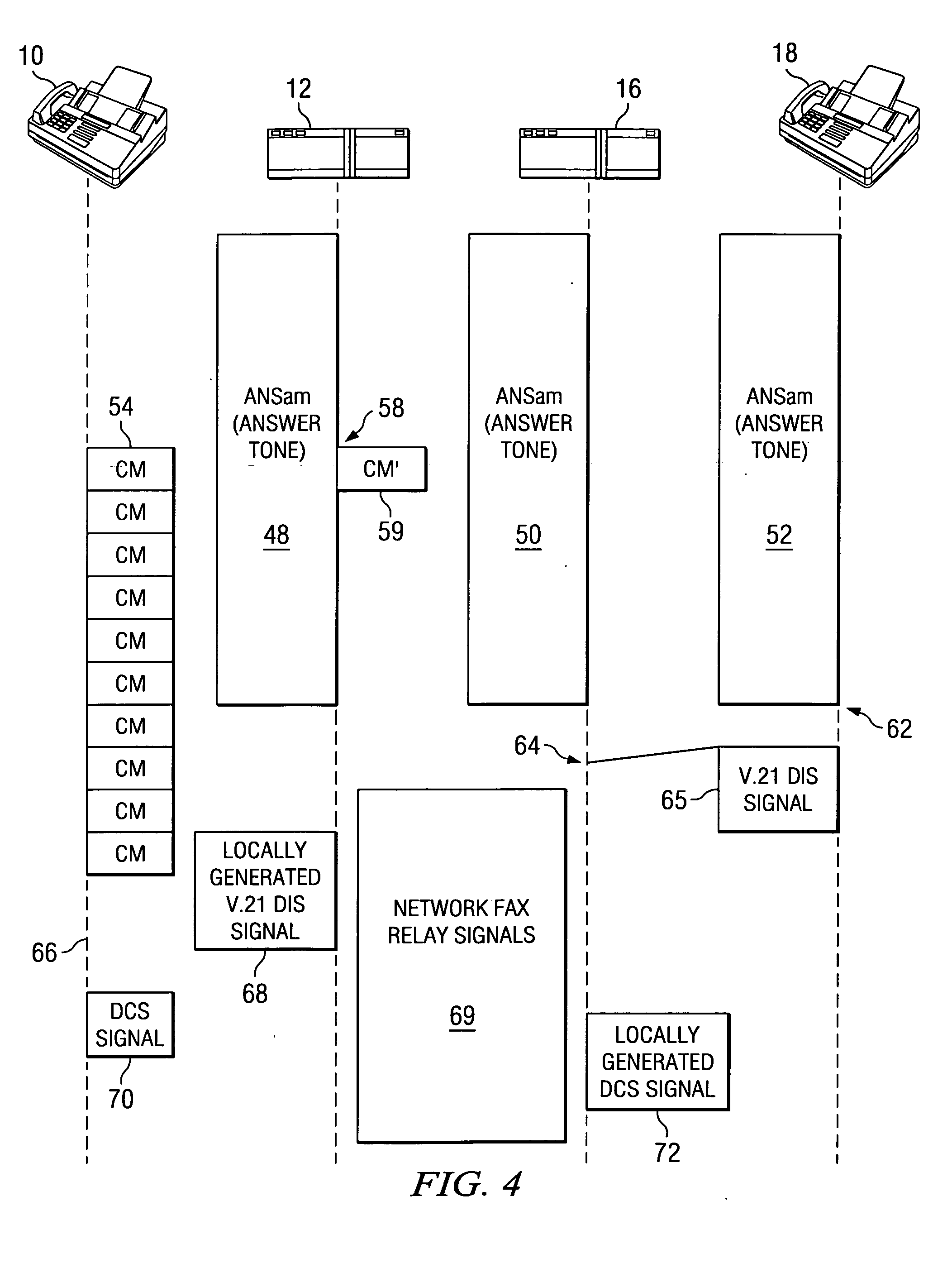 Forcing V.34 fax terminals to fallback to legacy G3 modulations over voice over intrnet protocol networks