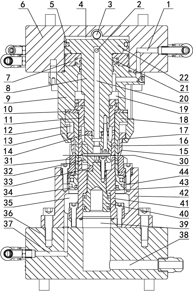 Can cap multi-level composite air pressure reverse mold and forming method