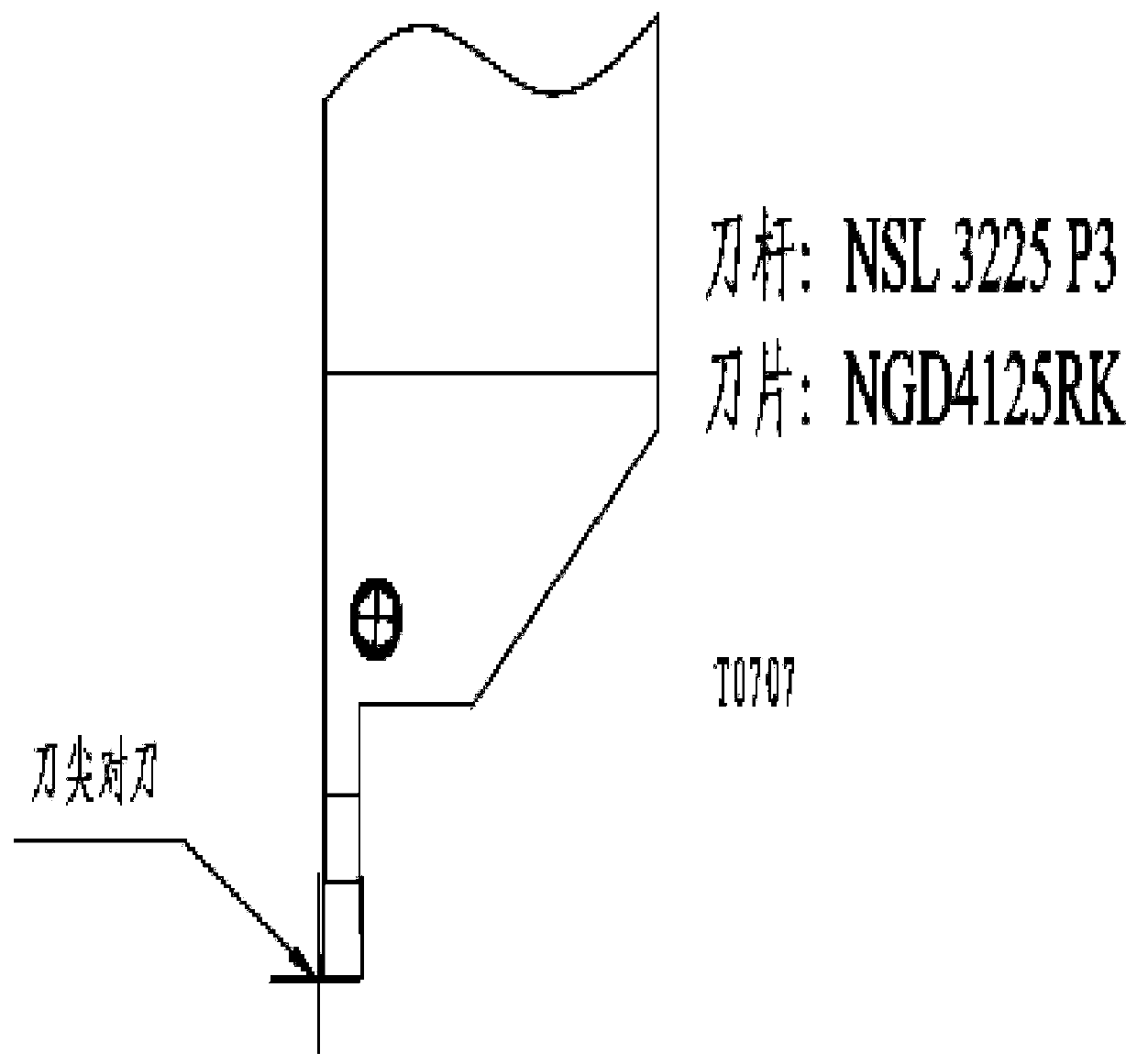 Tool setting method for annular mortise machining