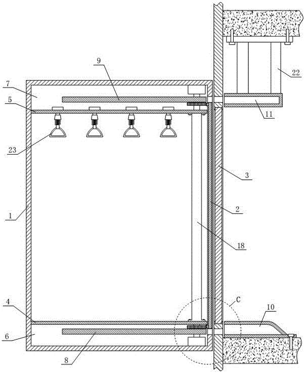 Anti-falling rescue elevator