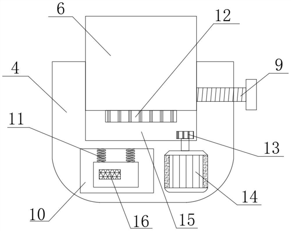 Surveying instrument fixing device for engineering surveying and mapping