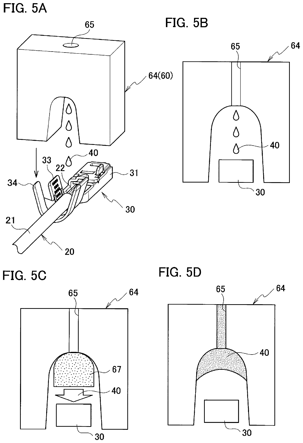 Method of crimping terminal with cable and terminal crimping apparatus